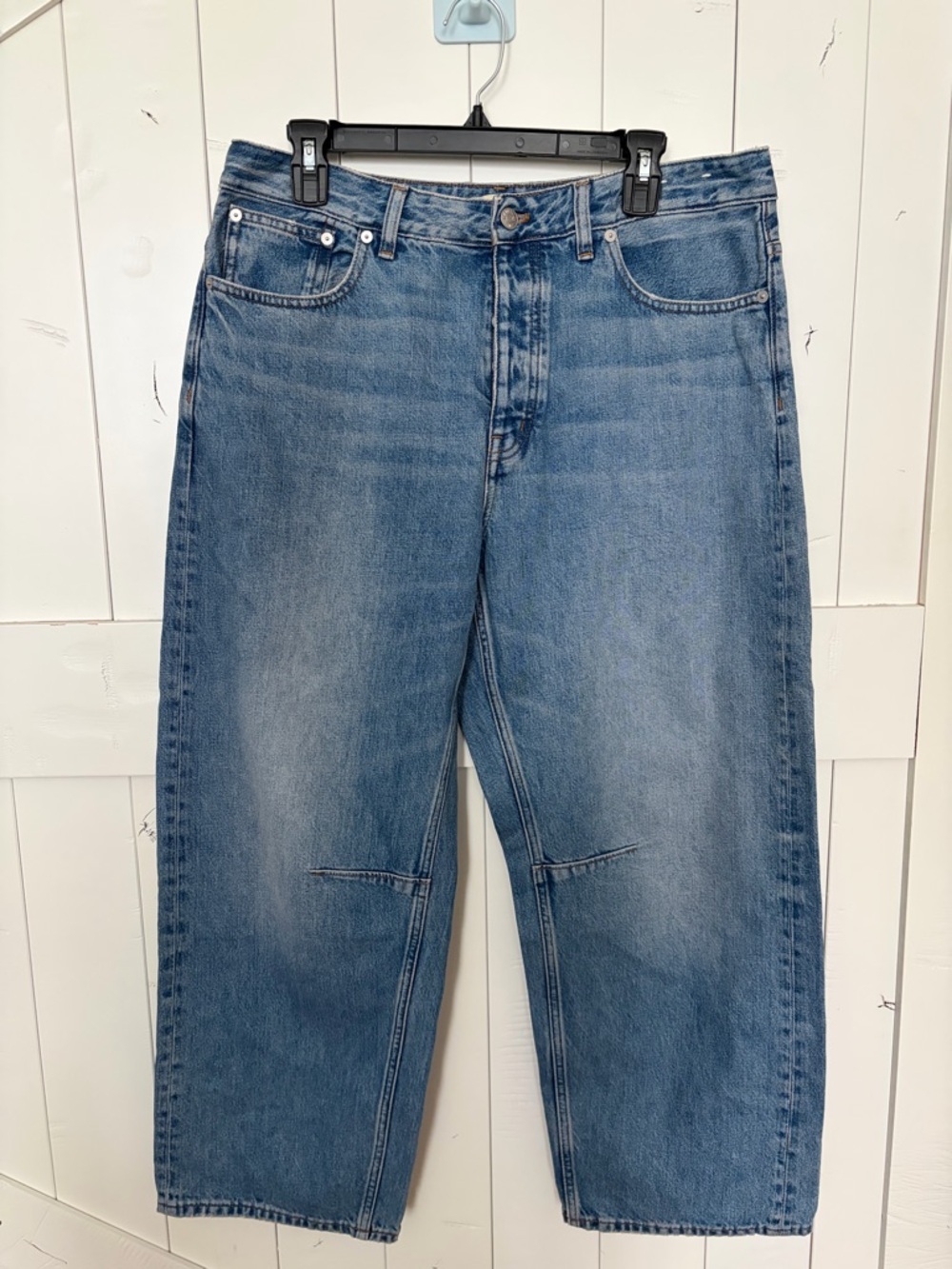 Madewell Women's Curvy Darted Barrel Leg Jean